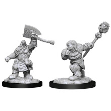 Wizkids MTG UM Dwarf Fighter & Dwarf Cleric