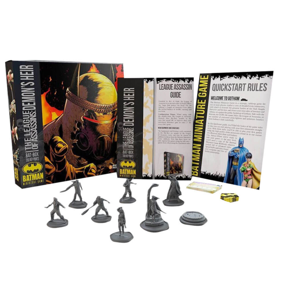 Photos - Action Figures / Transformers Knight Batman Miniature Game: The League of Assassins: Demon's Heir - 35MM Scale - Unpainted - Ages 14+ 
