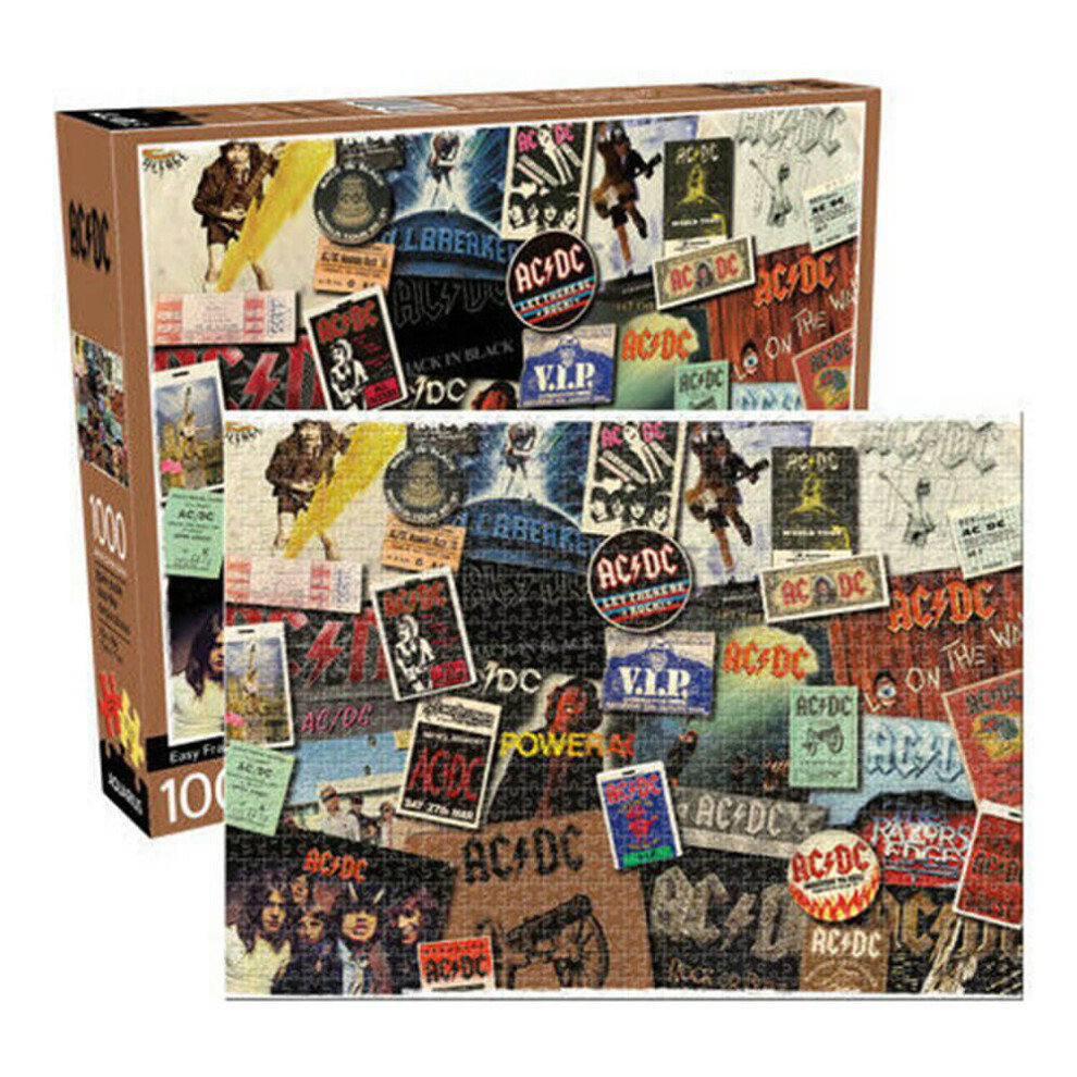 Aquarius Ent AC/DC Albums 1000 Pieces Puzzle