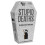 University Games Stupid Deaths Coffin Tin Game - Board Game 1