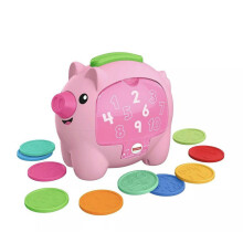 Fisher-Price Baby Muziek Speelgoed Laugh & Learn Tel & Rumble Spaarpot met Liedjes & Beweging voor 6+ maanden