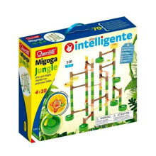 Quercetti Migoga - Circuito di biglie Jungle, 110 pezzi con 12 biglie