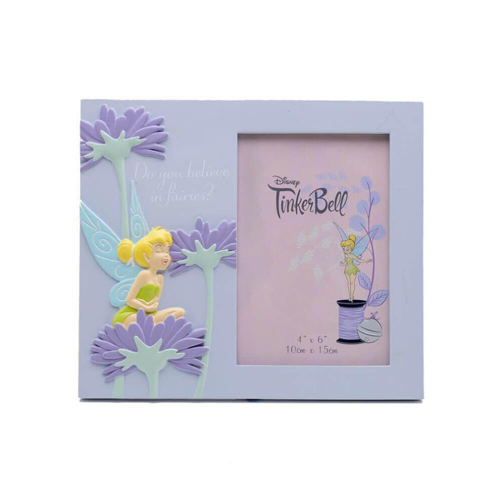 Disney Tinkerbell Resin Photo Frame 4" x 6"