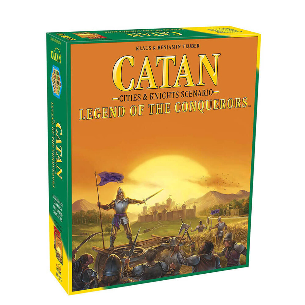 CATAN Legend of The Conquerors Scenario for CATAN Cities and Knights Board Game Expansion | Family Board Game | Adventure Board Game | Ages 12+ | for