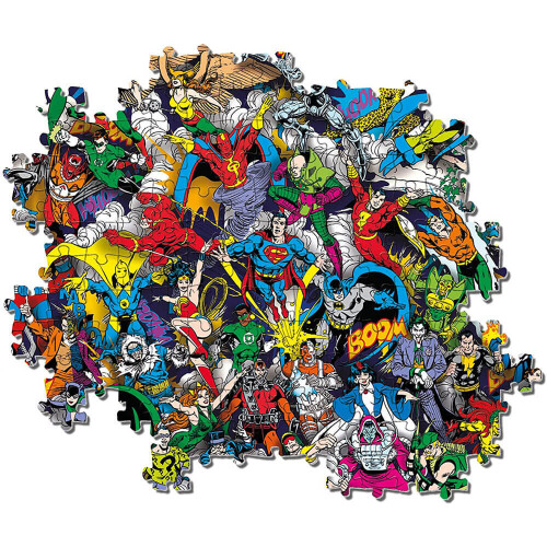 Clementoni Puzzle Unmöglich 1000 Teile - DC Comics - Clementoni