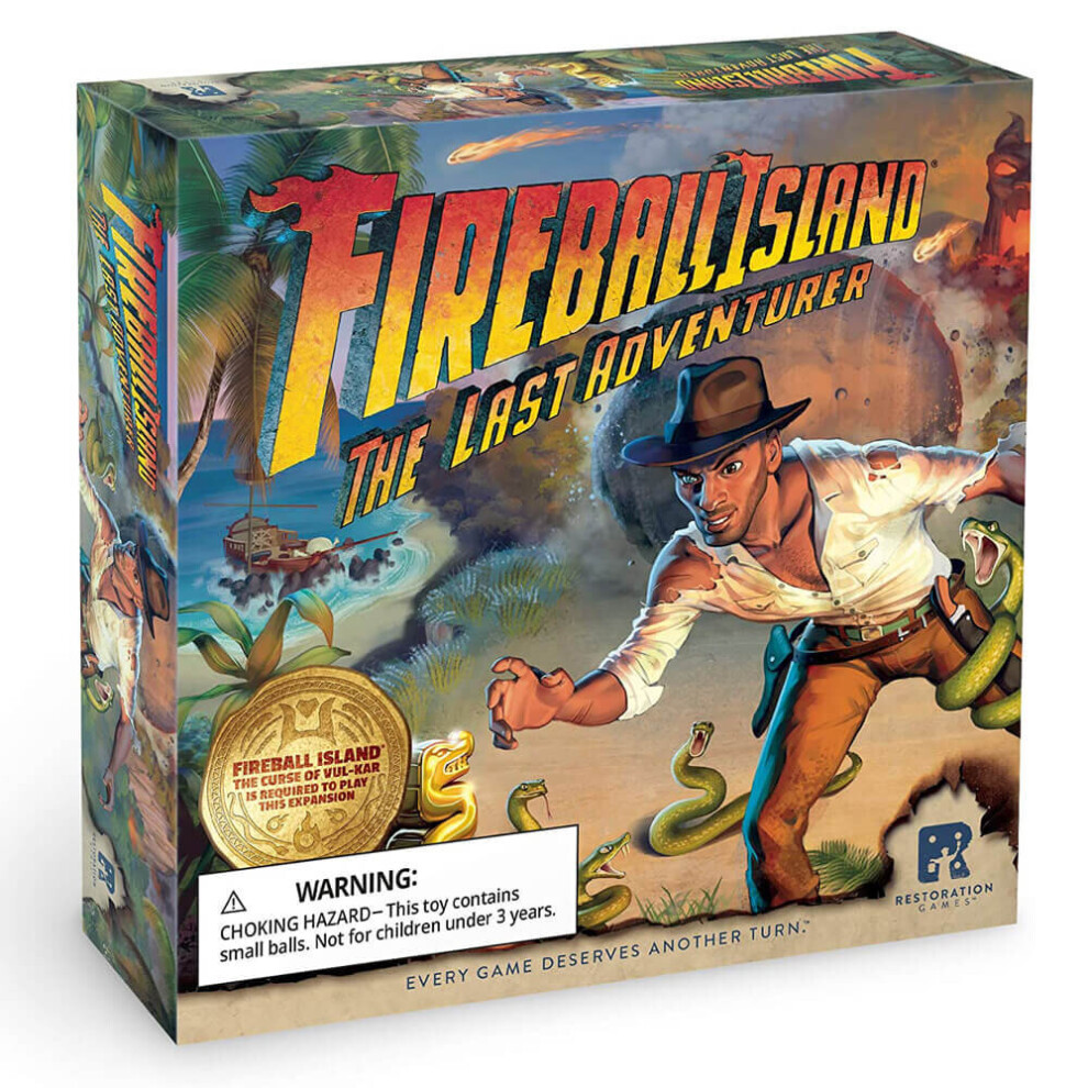 Restoration Games Fireball Island: Der Letzte Abenteurer, Mehrfarbig-image