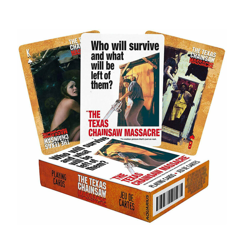 Photos - Board Game Aquarius Ent Texas Chain Saw Massacre Playing Cards 78201