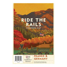 Capstone Games: Ride The Rails: France & Germany Expansion Strategy Board Game 3 to 5 Players 45 to 60 Minute Play Time Ages 14 and Up