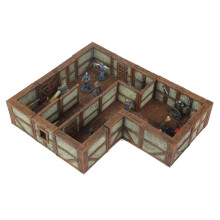 WarLock Tiles - Town & Village II: Full Height Plaster Walls Expansion