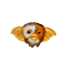 Gremlins Gizmo Deluxe Mask - Plush Soft Toy