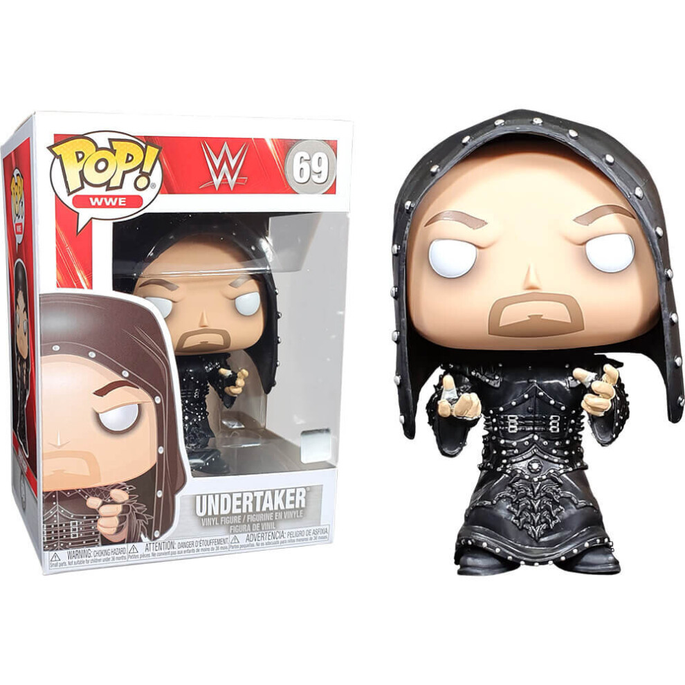 Funko Pop! Wwe: Undertaker (Kapucnis) Vinyl Figura - 9 Cm GyűJthető-image