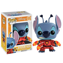 Funko Pop! Disney Stitch 626 (125) - Vinyl Figure with Display Stand in Window Box