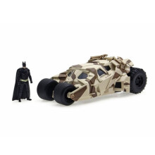 JADA 1:24 Dark Knight Batmobile Version Diecast Car With Figure