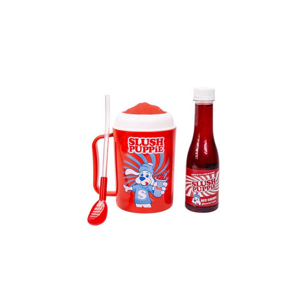 Slush Puppie Slushie Making Cup and Syrup Gift Set - Cherry