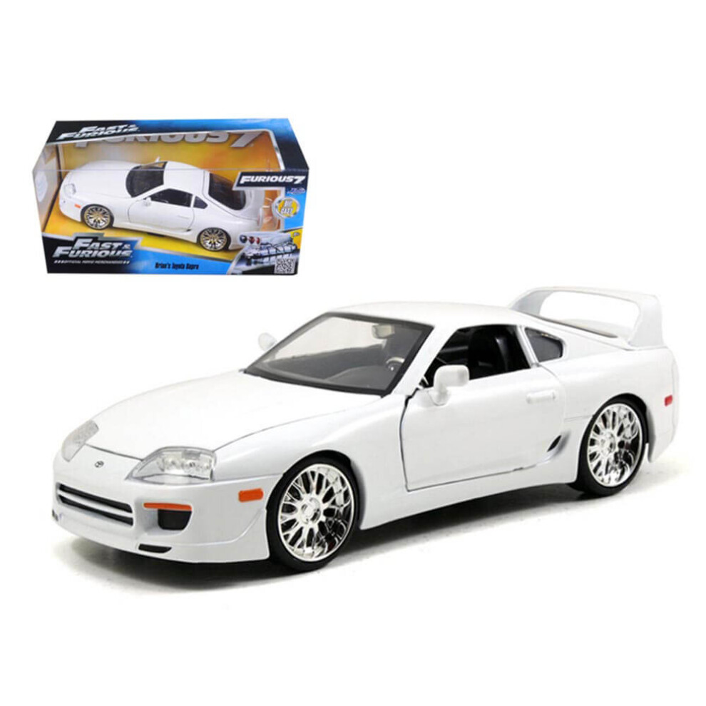 New Jada 1:24 Brian's 1995 Toyota Supra - Fast & Furious Diecast Car Ja97375