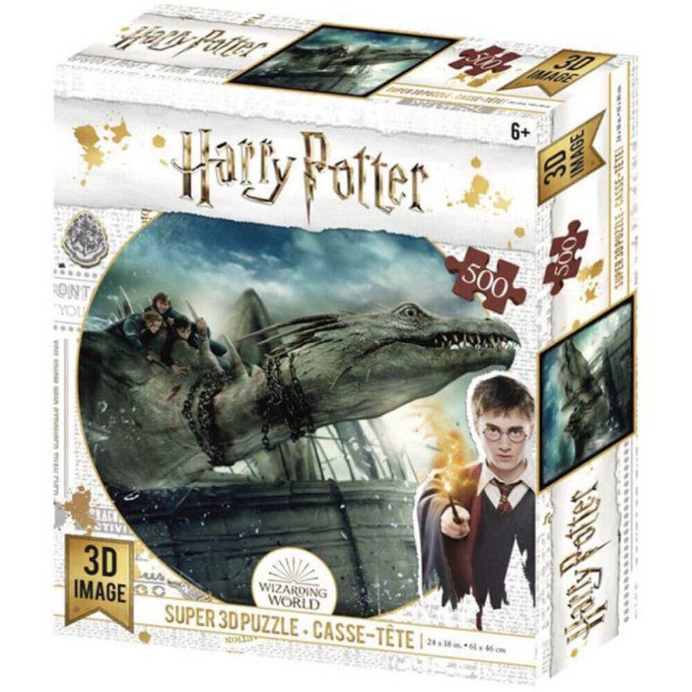 Harry Potter Norbert The Dragon Super 3D Effect 500 pc Jigsaw Puzzle