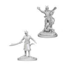 NECA D&D Nolzurs Marvelous Unbemalte Miniaturen: Welle 6: Tiefling männlicher Hexenmeister