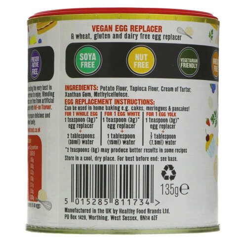 Free & Easy Egg Replacer 135g ( pack of 6 ) 1