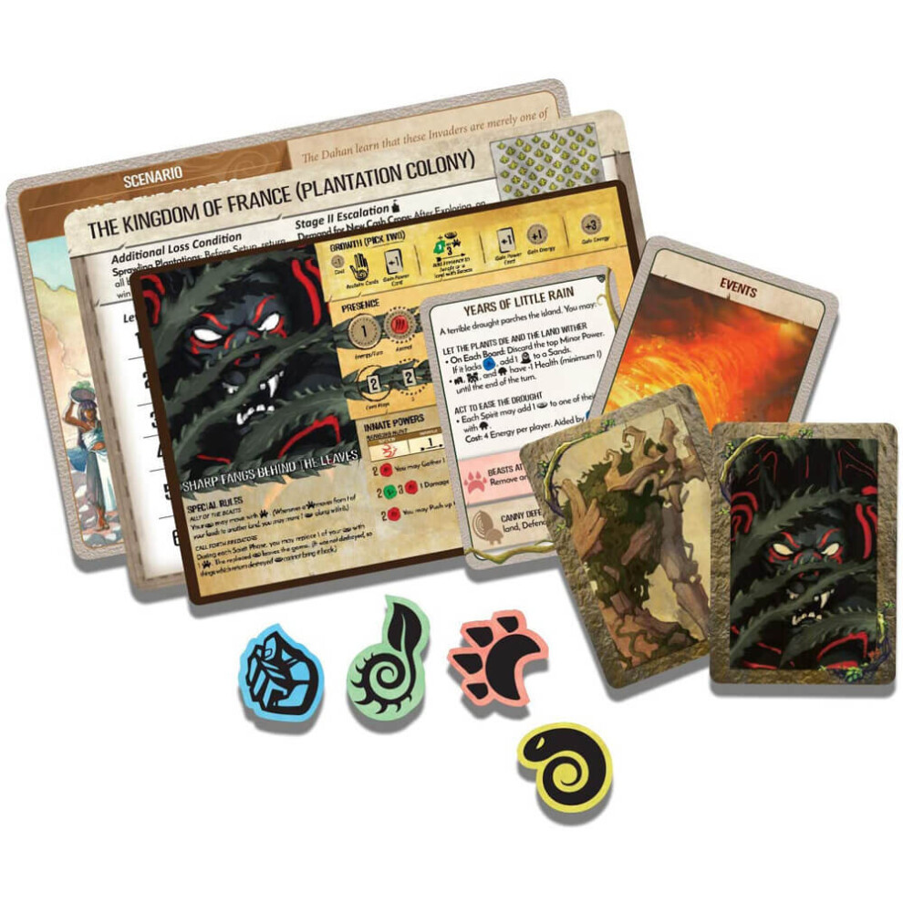Fabled Nexus Spirit Island: Branch & Claw Expansion - Board Game
