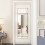 Living And Home (Gold, 28cm W x 78cm H) Rectangular Metal Frame Over the Door Full Length Mirror 1