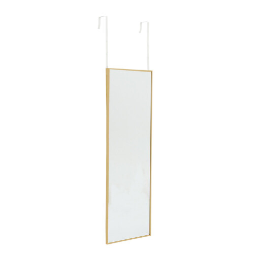 Living And Home (Gold, 28cm W x 78cm H) Rectangular Metal Frame Over the Door Full Length Mirror 2