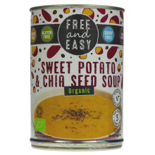 Free & Easy Sweet Potato & Chia Soup - organic 400g ( pack of 6 )