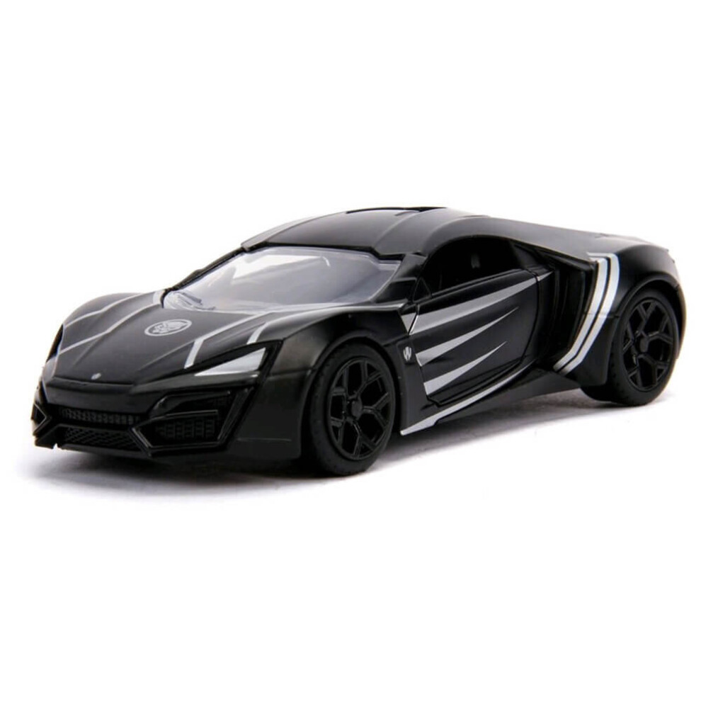 Lykan Hypersport Black Panther Theme Marvel Series 1/32 Diecast Model Car by Jada 30302