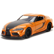 Jada Toyota GR Supra Orange with Black Stripes \Fast & Furious 9 F9\" (2021) Movie 1/32 Diecast Model Car by Jada"