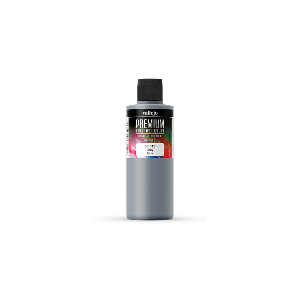 VAL63019 - AV Vallejo Premium Color - 200ml - Opaque Grey