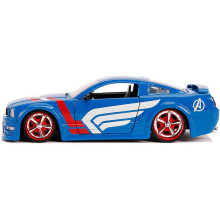 Jada 2006 Ford Mustang GT With Captain America Figure - 1:24