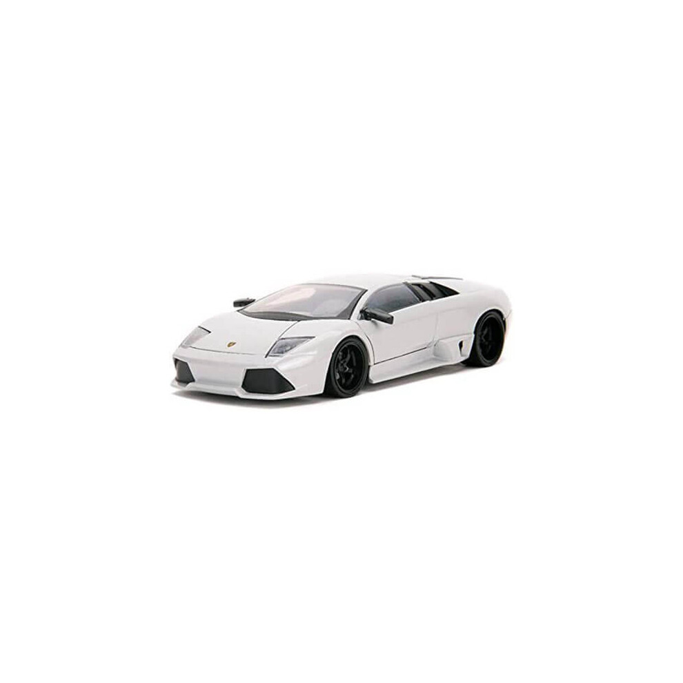 Lamborghini Murcielago LP640 Light Gray Pastel Hyper-Spec 1/24 Diecast Model Car by Jada 32274