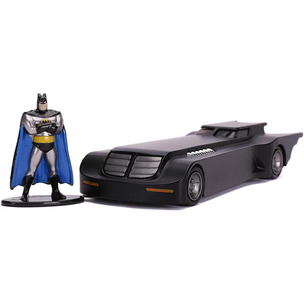 Batman Animated Batmobile with Figure 1:32 Scale Jada 31705