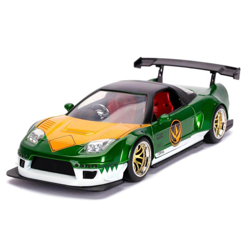 Power Rangers Green Ranger and 2002 Nissan NSX Type R 1:24 Jada 31909