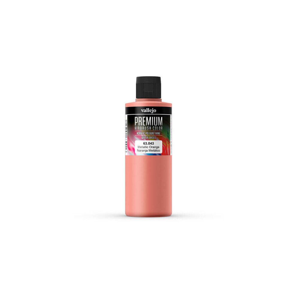 VAL63043 - Vallejo Premium Color - 200ml Pearl & Metallics Orange