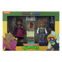 Splinter & Baxter (TMNT) 2 Pack Neca Action Figures