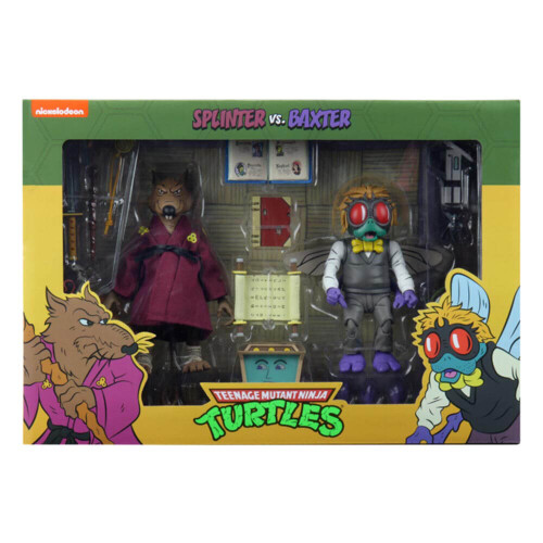 NECA Splinter & Baxter (TMNT) 2 Pack Neca Action Figures
