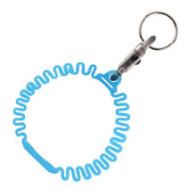 Nite Ize KWB-03-R6 Key Band-It, Stretch Wristband Key Chain With S-Biner Clip, Blue