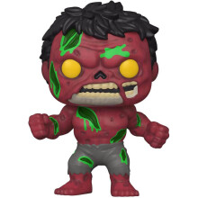 Funko POP Marvel: Marvel Zombies Red Hulk 3,75 Zoll Mehrfarbig