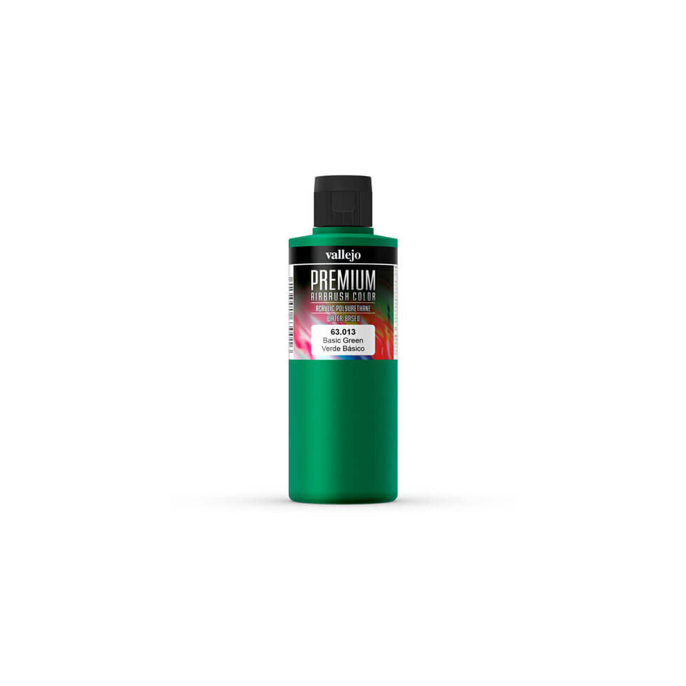 VAL63013 - AV Vallejo Premium Color - 200ml - Opaque Basic Green