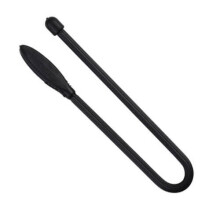 Nite Ize Gear Tie Cordable, The Orginal Reusable Rubber Twist Tie with Stretch-Loop for Cord Management + Storage, 6-Inch, Black, 2 Pack, Made in The