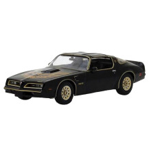 1977 Pontiac Firebird Black Smokey and the Bandit (1977) Movie Hollywood Rides Series 1/32 Diecast Model Car by Jada 31061