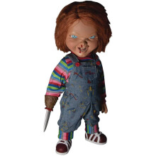 Chucky Menacing 15 Zoll Mezco Figur mit Sound