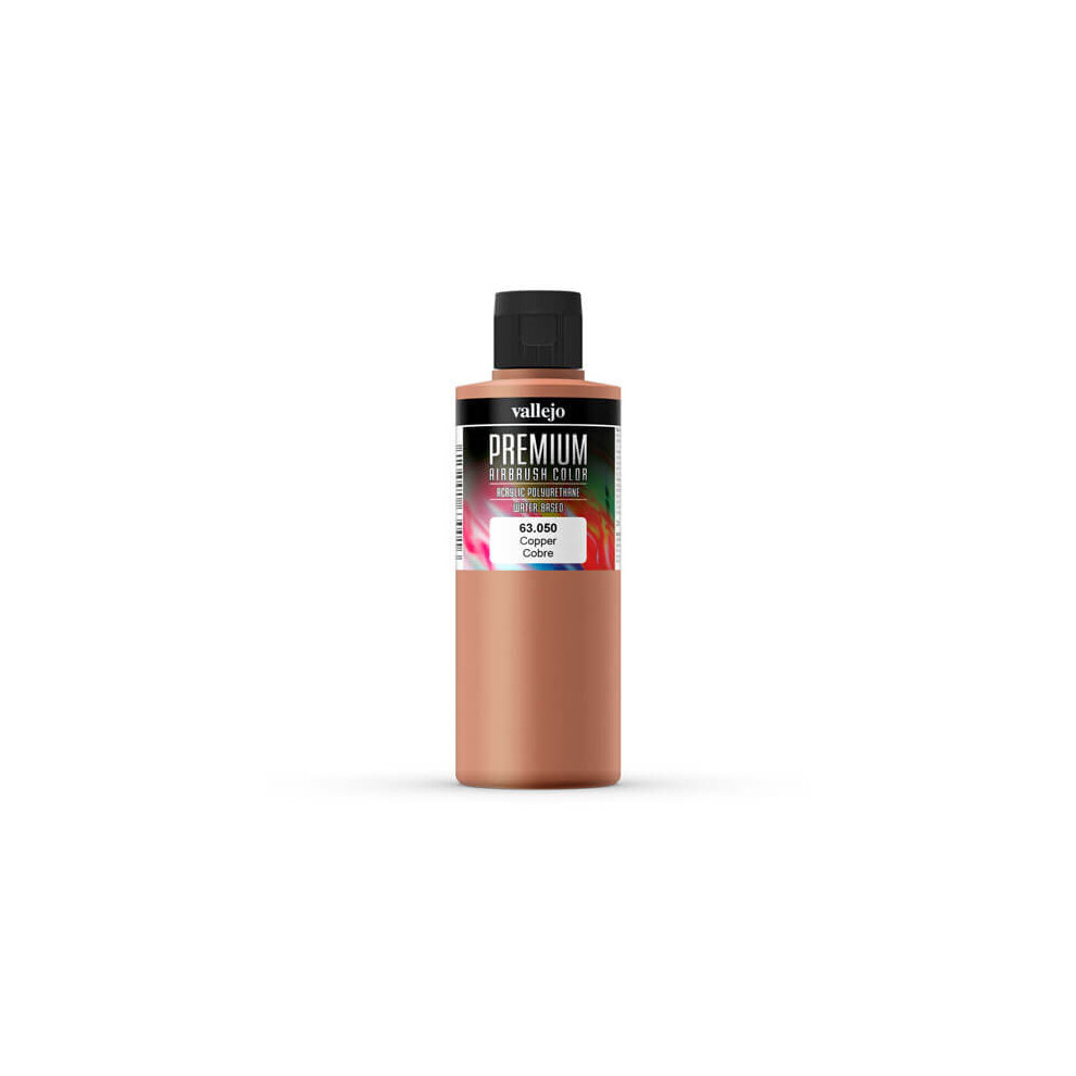 VAL63050 - Vallejo Premium Color - 200ml Pearl & Metallics Copper