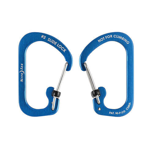 Nite Ize Nite Ize CSLA3-03-R6 Carabiner, Size #3, Blue