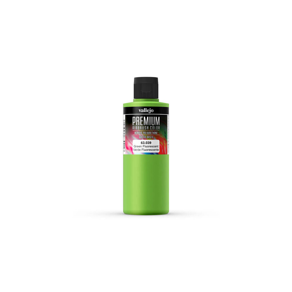 VAL63039 - AV Vallejo Premium Color - 200ml - Fluorescent Green