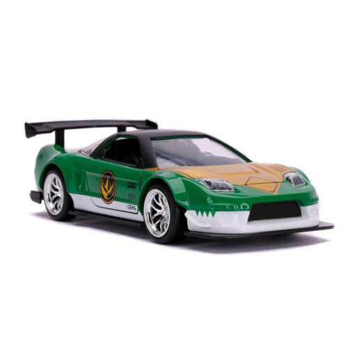 Power Rangers - Honda NSX Type-R 2002 Scala 1:24 Die-Cast Con Statuetta Green Ranger 1,65 Pollici