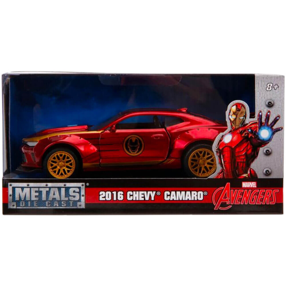 Photos - Toy Car Jada Chevrolet Camaro \Iron Man\" Theme \"Marvel\" Series 1/32 Diecast Model Car by " 2016