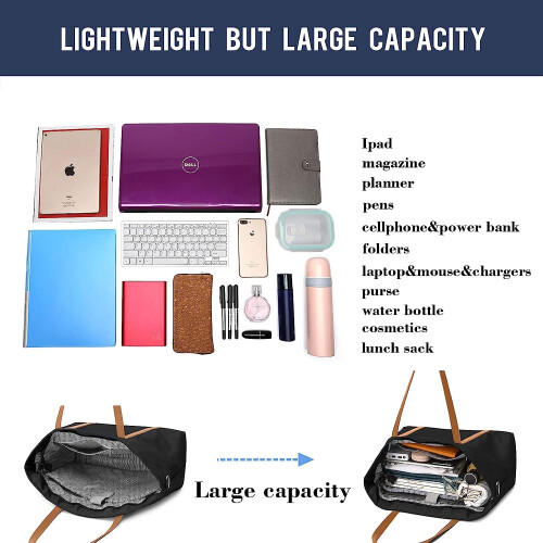 Tote Bag for Women, Bags for Women Teacher Work 15.6 Laptop Bags Beach Handbag 2