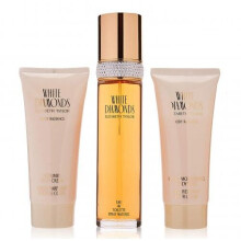 White Diamonds 3 Pcs Set: 3.3 Eau De Toilette Spray + 3.3 Body Lotion + 3.3 Body Wash