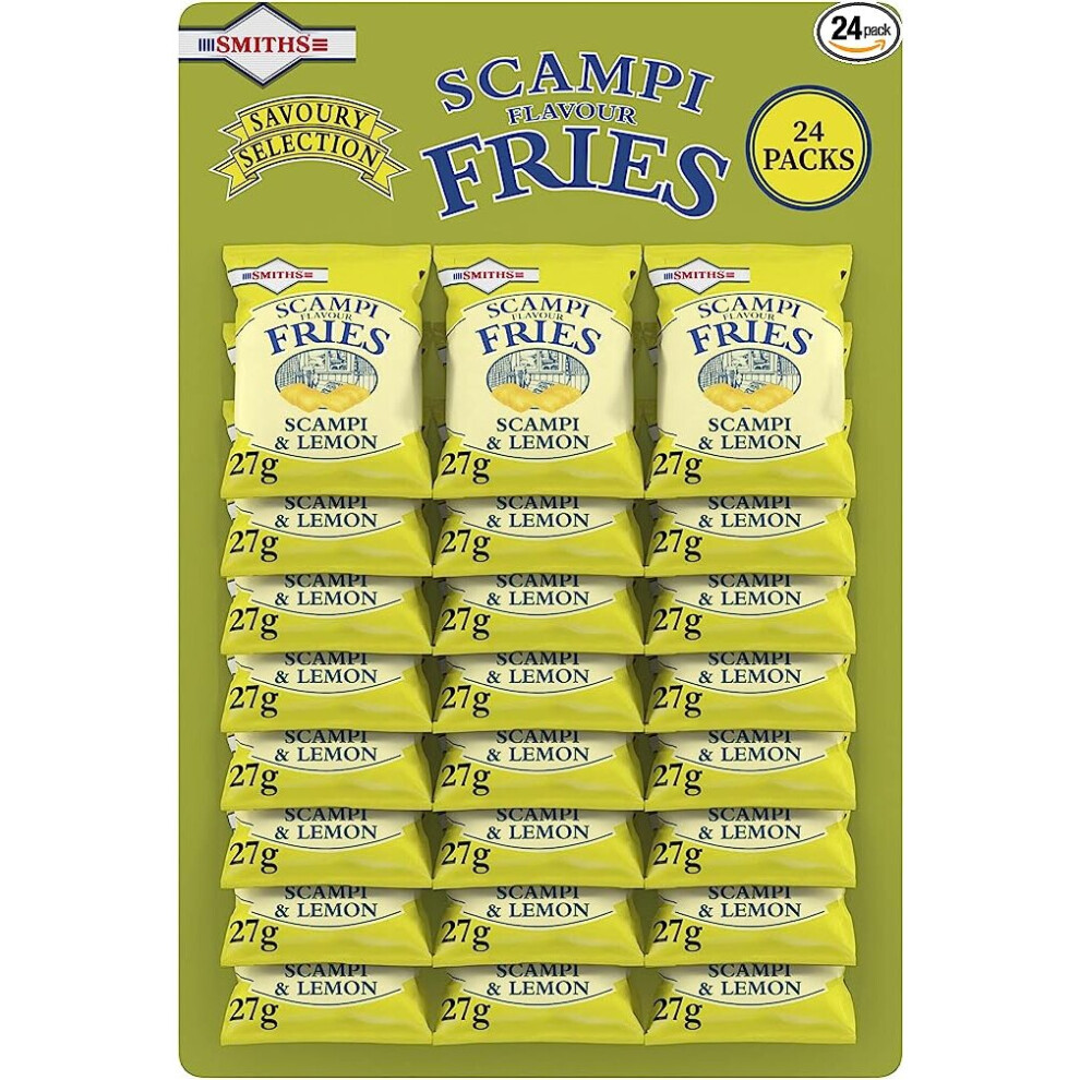 Smiths Store Smith's Savoury Selection Scampi & Lemon Fries 27G (Sheet Of 24 Bags)